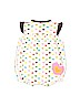 Carter's 100% Cotton White Short Sleeve Onesie 0-3 MO / 3 MO - photo 2
