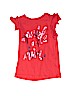 Peek... Red Short Sleeve Top Size 4 - 5 - photo 1