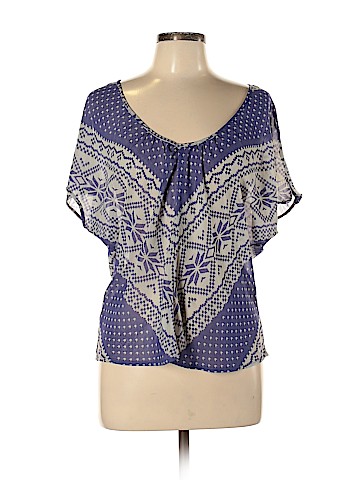 Charlotte Russe Short Sleeve Blouse (view 1)