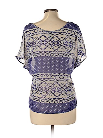 Charlotte Russe Short Sleeve Blouse (view 2)