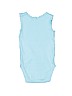 Carter's 100% Cotton Solid Blue Short Sleeve Onesie 0-3 MO / 3 MO - photo 2