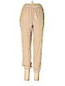On The Road... 100% Polyester Tan Velour Pants Size L - photo 2