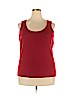 Neiman Marcus 100% Cashmere Red Tank Top Size 2X - photo 1