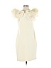 MARCHESA notte 100% Silk Ivory Cocktail Dress Size 6 - photo 1