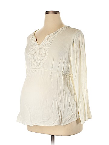 Liz Lange Maternity 3/4 Sleeve Top (view 1)