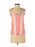 Pink Republic 100% Rayon Orange Sleeveless Blouse Size S - photo 1