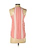 Pink Republic 100% Rayon Orange Sleeveless Blouse Size S - photo 2