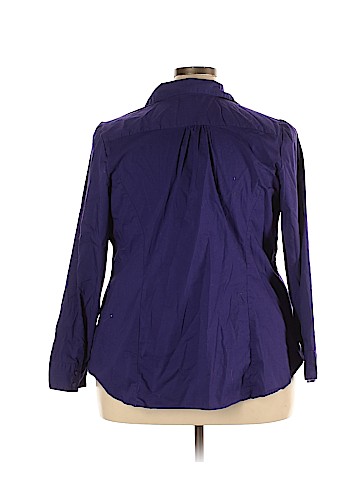 Lane Bryant Long Sleeve Button-Down Shirt (view 2)