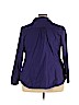 Lane Bryant Purple Long Sleeve Button-Down Shirt Size 26 - photo 2