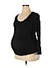 Liz Lange Maternity Black Long Sleeve Top Size XL - photo 1