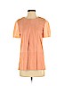 St. John Pink Short Sleeve Blouse Size S - photo 1