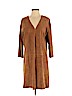 Vince. 100% Leather Tan Casual Dress Size S - photo 1