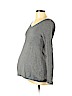 Motherhood Gray Pullover Sweater Size L - photo 1