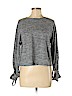 Forever 21 Gray Long Sleeve Top Size M - photo 1