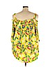 Melissa McCarthy Seven7 Yellow Short Sleeve Top Size 3X - photo 2