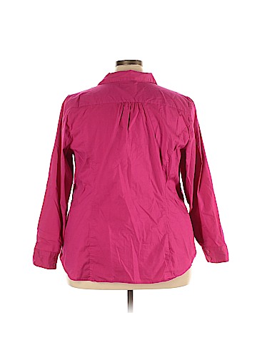 Lane Bryant Long Sleeve Button-Down Shirt (view 2)