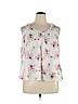 Lush 100% Polyester White Sleeveless Blouse Size XL - photo 1