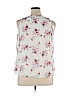 Lush 100% Polyester White Sleeveless Blouse Size XL - photo 2