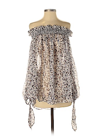 Caroline Constas Exclusively For Intermix 3/4 Sleeve Silk Top (view 1)