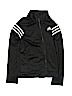 Adidas 100% Polyester Black Track Jacket Size 14 - photo 1