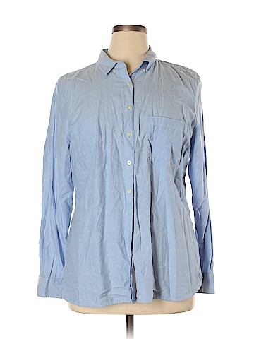 Gap Long Sleeve Button-Down Shirt (view 1)