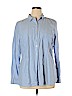 Gap 100% Cotton Blue Long Sleeve Button-Down Shirt Size XL - photo 1
