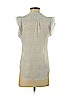 H&M White Short Sleeve Blouse Size 4 - photo 2