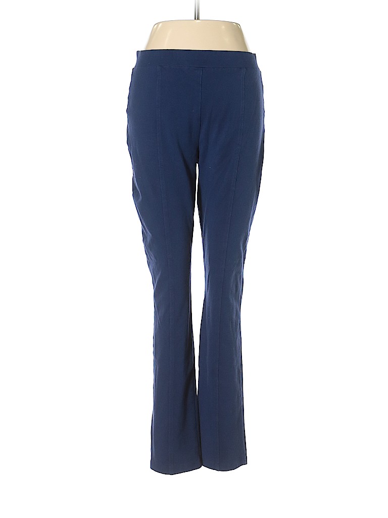 Susan Graver Solid Blue Casual Pants Size S - 91% off | thredUP