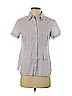 J.jill 100% Linen Purple Short Sleeve Blouse Size S (petite) - photo 1