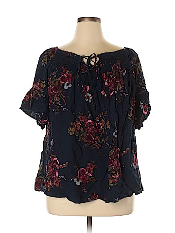 Terra & Sky Short Sleeve Blouse (view 1)