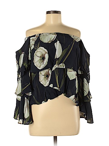 MLM LABEL Short Sleeve Blouse (view 1)