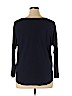 Gap 100% Rayon Blue Long Sleeve T-Shirt Size XL - photo 2