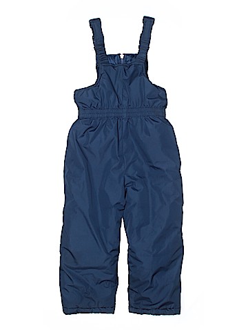 Pink Platinum Snow Pants With Bib (view 2)