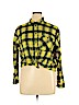 Express Yellow Long Sleeve Button-Down Shirt Size XL - photo 1