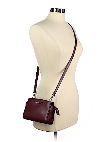 MICHAEL Michael Kors Leather Crossbody Bag (view 2)