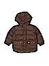 Baby Gap 100% Polyester Solid Brown Coat Size 2 - photo 1