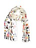 Assorted Brands 100% Polyester Print Ivory Scarf One size - photo 1