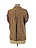 Aerie 100% Viscose Tan Short Sleeve Blouse Size L - photo 2