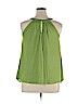 Sunday in Brooklyn 100% Polyester Green Sleeveless Blouse Size XL - photo 2