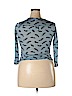 H&M 100% Polyester Blue Long Sleeve Top Size XS - photo 2