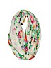 Unbranded Floral Stripes White Scarf One size - photo 1