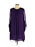 Diane von Furstenberg 100% Silk Purple Casual Dress Size 10 - photo 1