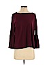 Vince Camuto Burgundy Long Sleeve Top Size S - photo 1