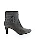 Bandolino 100% Leather Gray Ankle Boots Size 7 1/2 - photo 1