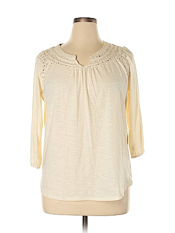 Retro-ology 3/4 Sleeve Top (view 1)