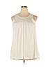 Mossimo 100% Rayon Ivory Sleeveless Blouse Size XXL - photo 1