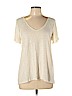 Eyeshadow Ivory Short Sleeve Top Size L - photo 1