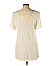 Eyeshadow Ivory Short Sleeve Top Size L - photo 2