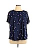 Old Navy Blue Short Sleeve Top Size XL - photo 1