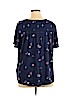 Old Navy Blue Short Sleeve Top Size XL - photo 2